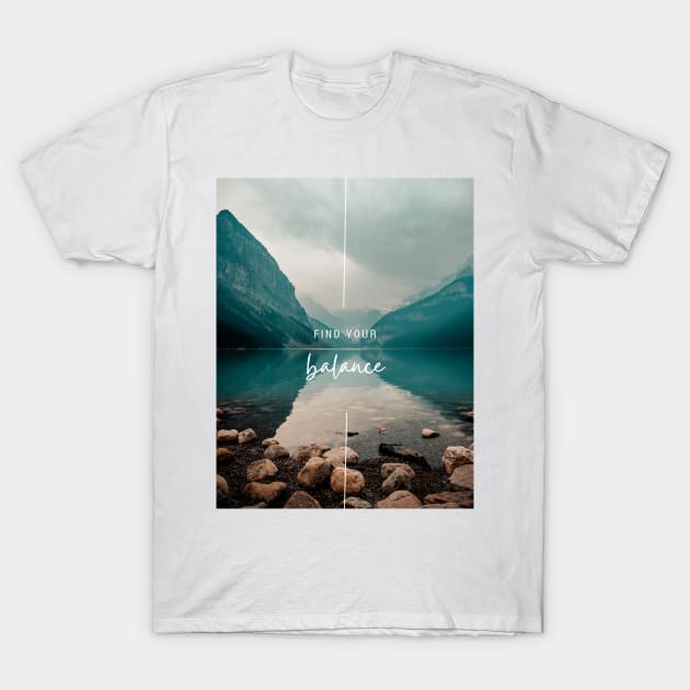 Nature Lake T-Shirt by BlackRose Store